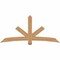 Ekena Millwork Alberta Smooth Timber Gable Bracket, Western Red Cedar, 84"W x 38"H x 3 1/2"D x 5 1/2"F, 11/12 Pitch GBW084X38X0406ALB00SWR - alternate 1